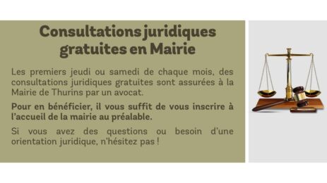 affiche consultations juridiques gratuites en mairie