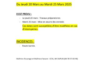 ccvl info chantier herse 03 25