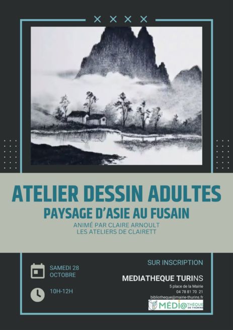 médiathèque atelier de dessin adultes 28 10 23