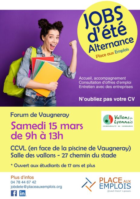 place aux emplois job d'été 15 03 2025